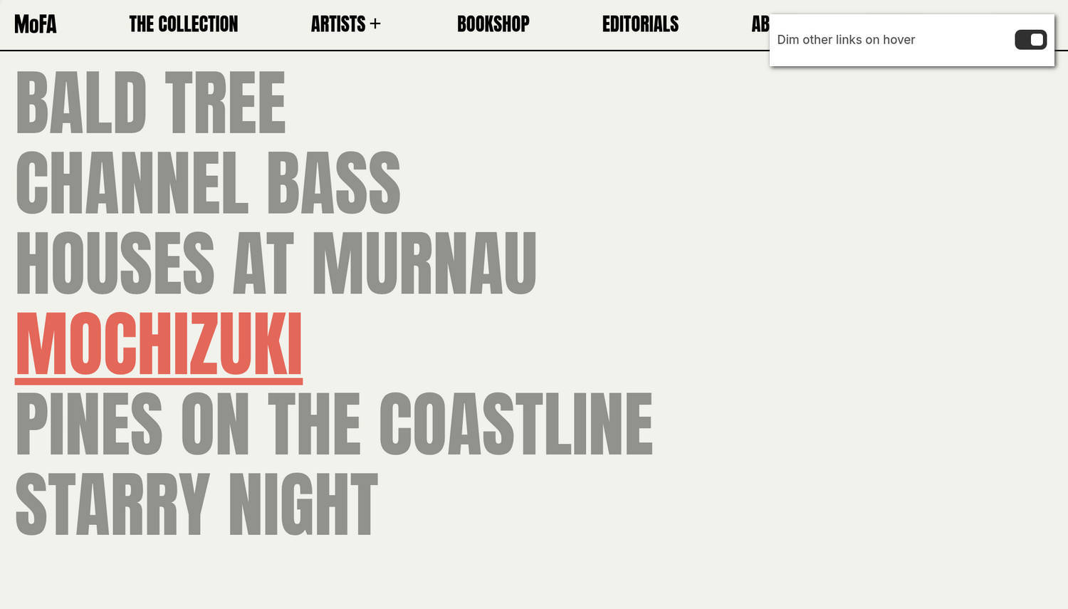 A Product links section on a store's home page in the Theme editor.