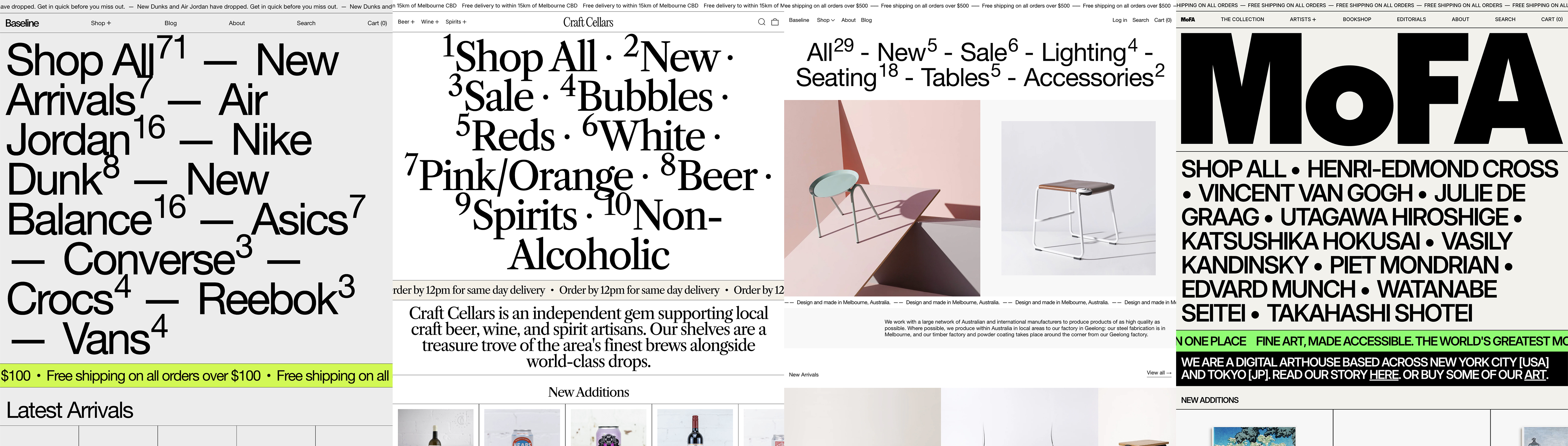 Example Baseline theme homepage
