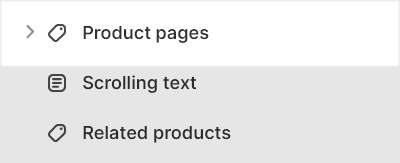 The Product pages section selected in Theme editor.