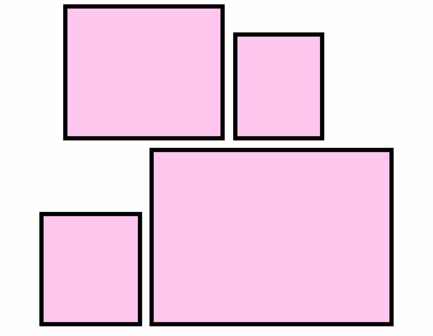 Irregular grid layout