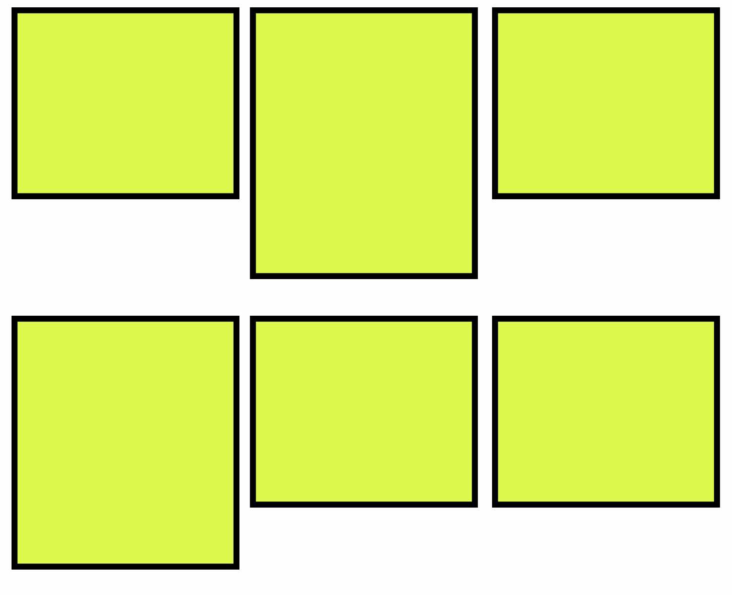 Standard grid layout