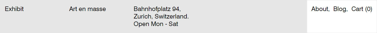 An example Horizontal menu block inside a Header section.