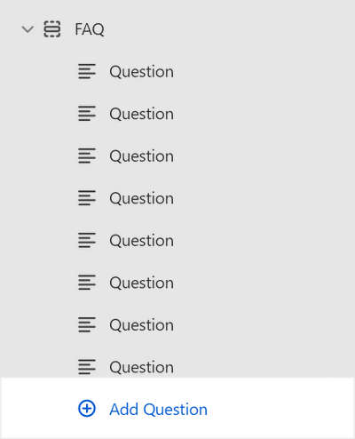 The Text columns Add block menu in Theme editor.