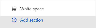 The White space section selected in Theme editor.