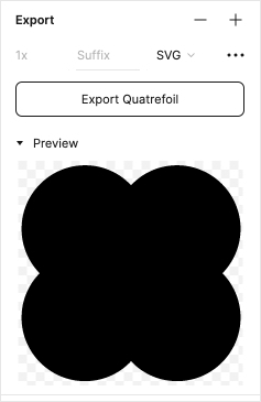 This shows the export preview of the SVG.