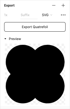 An export preview of an example SVG.