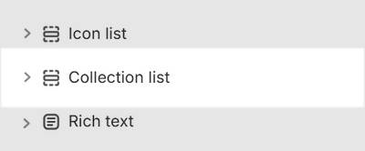 The Collection list section selected in Theme editor.