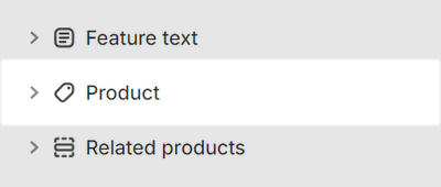 The Product section selected in Theme editor.